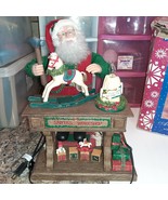 Santa Old Toy Maker Workshop by Holiday Creations animatronic/music box ... - £66.02 GBP