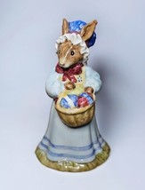Royal Doulton Mrs Bunnykins At the Easter Parade Figurine DB019 VTG 1982 1st Ed - £31.28 GBP