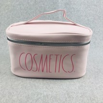 Rae Dunn Cosmetic Bag Make Up Bag Travel Bag Beauty Pink Barbie  - £18.59 GBP