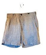 J.Crew Men’s Shorts Size 29 Waist 7” Inseam Blue Gray Striped - €21,42 EUR