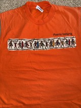 Puerto Vallarta Sleeveless T Shirt Orange So M - $9.89