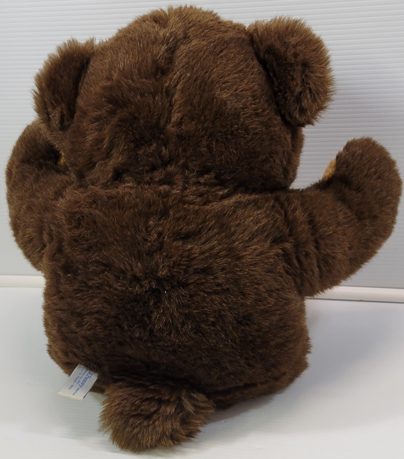 BG) Vintage JC Penney Collection Dark Brown Teddy Bear Plush Stuffed 23" Item image 6