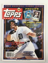 Topps Magazine 1991 Baseball Cards Cecil Fielder, Darryl Strawberry No Label VG - £7.52 GBP