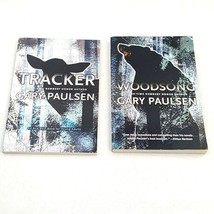 Lot of 2 Gary Paulsen Books Tracker and Woodsong Paperbacks Iditarod Sur... - £8.10 GBP