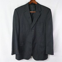 Jos A Bank 44R | 38x30 Charcoal Gray Wool 3Btn Mens Suit Jacket Pants - £31.44 GBP