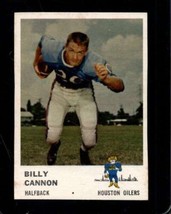 1961 FLEER #171 BILLY CANNON EXMT OILERS *X105655 - £16.93 GBP