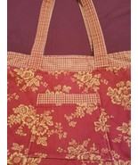 A &quot;Joy Gorelikow&#39;s&#39;&quot; Original ~ Burgundy &amp; Cream Colored ~ Floral Design... - $284.83 MXN