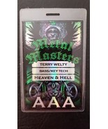 HEAVEN &amp; HELL - METAL MASTERS 2008 TOUR CREW MEMBER LAMINATE BACKSTAGE PASS - £67.63 GBP