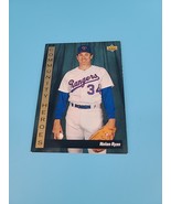 1992 Upper Deck Nolan Ryan #37 Community Heroes Texas Rangers Baseball Card - $1.49