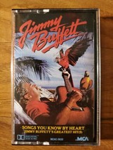 Jimmy Buffett Songs You Know By Heart Cassette Tape Greatest Hits 1985 MCA  - £7.44 GBP