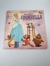 Walt Disney&#39;s Songs &amp; Stories Of Cinderella - 1969 - LP with Illustrated Book - £15.06 GBP