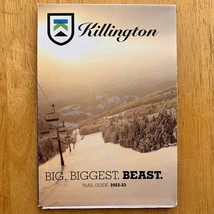 2022-2023 KILLINGTON Resort Ski Trail Map Vermont - $4.75