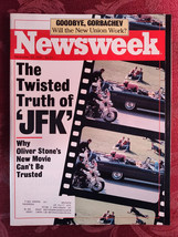 NEWSWEEK December 23 1991 Oliver Stone JFK Magic Johnson AIDS Mikhail Gorbachev - £11.69 GBP