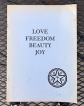 Signed H. Saraydarian Rare Booklet  Love Freedom Beauty Joy eastern phil... - £35.03 GBP