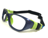 Rec Specs Athletic Goggles Frames RS-51 #647 Polished Blue Green Strap 5... - $65.23