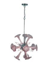 Chandelier DALE TIFFANY YURI Contemporary Classic 6-Light Polished Chrome Metal - £343.71 GBP