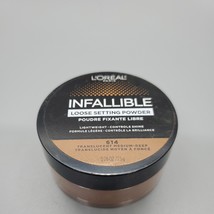 L'Oreal Paris Infallible Loose Setting Powder 614 Translucent Medium Deep - £6.91 GBP