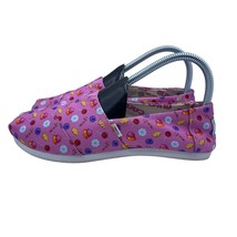 Toms x Candy Land Confections Alpargata Pink Canvas Slip On Shoes Womens Size 7 - $39.59