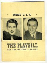 Playbill Inside U S A 1948 Beatrice Lilly Jack Haley Carl Reiner Lewis Nye - $9.90