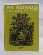 56 Songs You Like to Sing Voice and Piano Vocal Collection (Good Condition) - $10.57