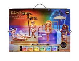 Rainbow HighColor Change Pool &amp; Beach Club Playset - £50.91 GBP