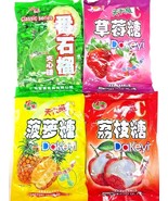 4 Bags Hong Yuan Candy(Pineapple, Strawberry Lychee, Guava, Mix Flavor )... - £16.50 GBP