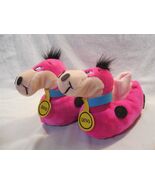 Flintstones 1990 HBP Unworn Pair of Kid's Dino Flintstone Slippers Size 2-3 - $12.95