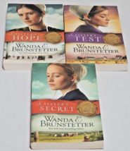 Lot of 3 Sisters Of Holmes County Trilogy Wanda E. Brunstetter  Complete Series - £9.86 GBP