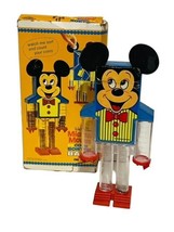 Mickey Mouse Walt Disney Bank figurine coin starting vtg antique box Wolverine - £98.62 GBP