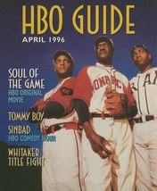 ORIGINAL Vintage Apr 1996 HBO Guide Magazine Soul of the Game Batman Forever  - £19.73 GBP