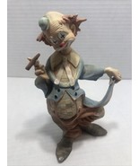 Clown Smoking Cigar Resin Figurine  7 Inches Length - $15.45 CAD