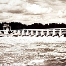 RPPC Main Spillway Dam Bonneville Oregon 1920s Sawyer Photos Pacific NW PCBG6F - £15.70 GBP