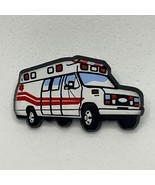 Ambulance First Aider Emergency EMT Rescue Plastic Lapel Hat Pin Pinback - £6.13 GBP