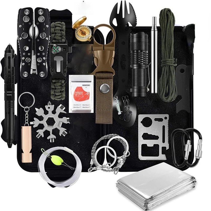 Outdoor Camping Emergency Survival Gear Kit Tactical First Aid Survival Tool - £36.40 GBP+