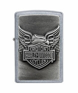 Zippo Lighter - Harley-Davidson® Eagle Emblem Street Chrome - 20230 - $51.99 CAD