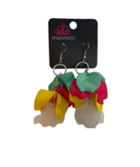 Paparazzi Pierced Dangle Earrings Glass Gardens Multi Color NEW - £5.46 GBP