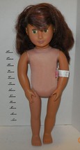 Our Generation 18&quot; Doll With Brown hair Green Eyes By Bat Tat Battat - £19.35 GBP