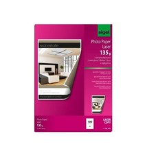 Sigel 135g A4 Photo Paper for Colour Laser/ Copier - Bright White (100 S... - $26.00