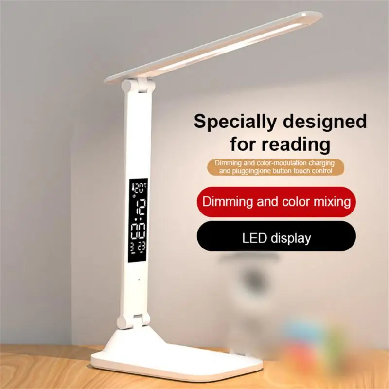 Rotection multifunction light lamp folding reading lighting table lamp double head desk thumb200