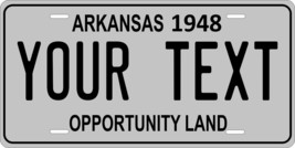 Arkansas 1948 License Plate Personalized Custom Car Bike Motorcycle Moped Tag - £8.78 GBP+