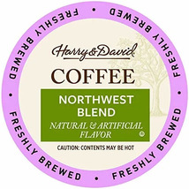  Harry &amp; David Coffee, Northwest Blend, 35 Single Serve Cups - £30.81 GBP
