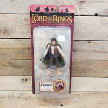 Frodo Lord of the Rings Toy Biz Two Towers Figure 2003 LOTR Light Up Sti... - $9.85