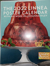 New 2022 Linnea Design Poster Calendar 11x14 by Johanna Riley Collectibl... - $29.23