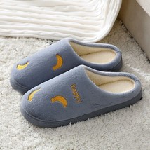 Women  Fruit Embroider Slippers Winter Warm Plush  Bedroom Cotton Shoes ... - £15.77 GBP