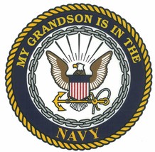 My Grandson is in The Navy Decal - Veteran Owned Business - £3.46 GBP