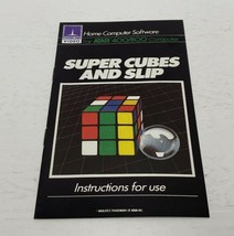 Super Cubes and Slip Game Program Instructions for Atari 400 800  - £7.72 GBP