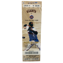 San Francisco Giants vs Mets 5/4/2000 Season Ticket Stub Pacific Bell Park - $19.79