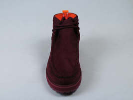 Men's TAYNO Wallabee Style Chukka Boots Soft Micro Suede MOJAVE S Wine image 7