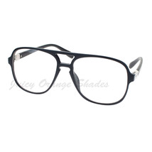 Nerd Lente Transparente Moda Gafas Extragrande Cuadrado Gafas - £7.79 GBP