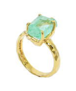 Starborn Columbian Emerald Ring 14k Gold (7.0) - £1,061.62 GBP